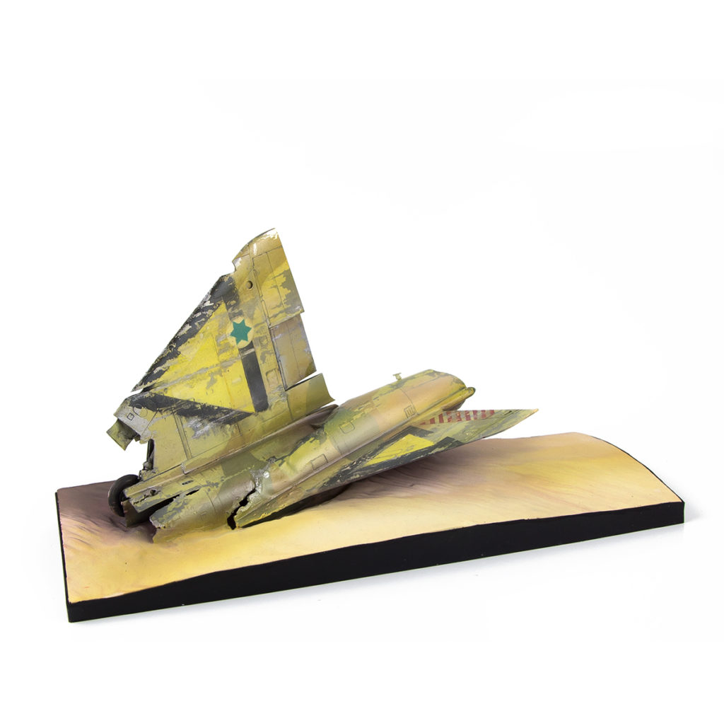 Mirage III diorama 1/48n Yom Kippur war Sinaï