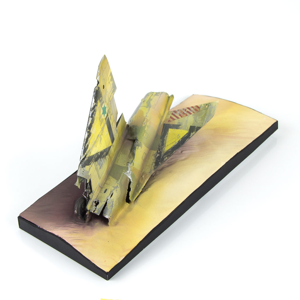 Mirage III diorama 1/48n Yom Kippur war Sinaï